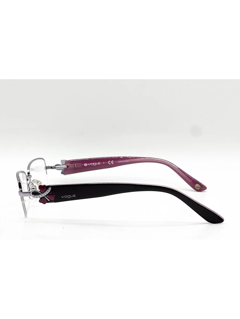Vogue VO 3779-B Silver Purple Authentic Eyeglass Frames 53-17